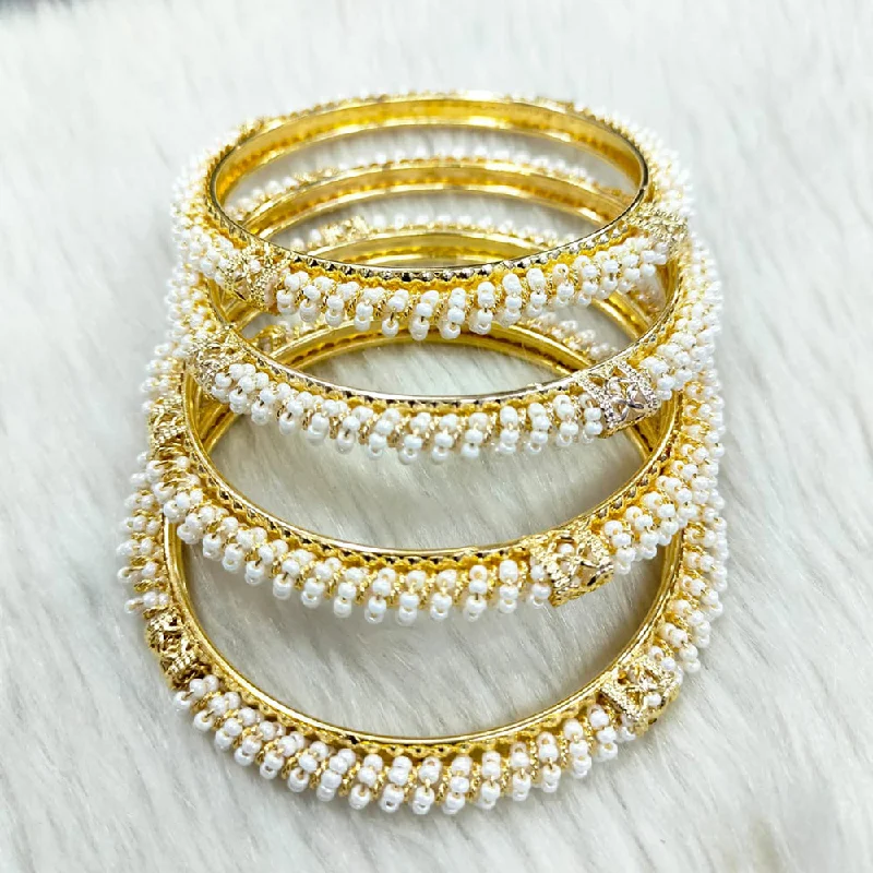 Sparkle More For Less – Jewelry Sale Happening Now Pooja Bangles Gold Plated Bangles Set
