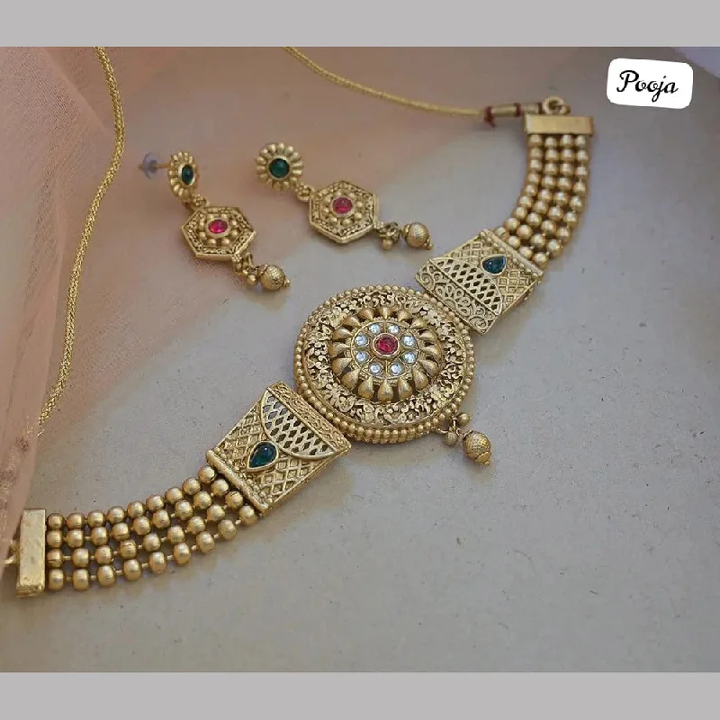 Unmissable Jewelry Sale – Shop Before It's Too Late Pooja Bangles Gold Plated Pota Stone Necklace Set Unmissable Jewelry Sale – Shop Before It's Too Late Pooja Bangles Gold Plated Pota Stone Necklace Set