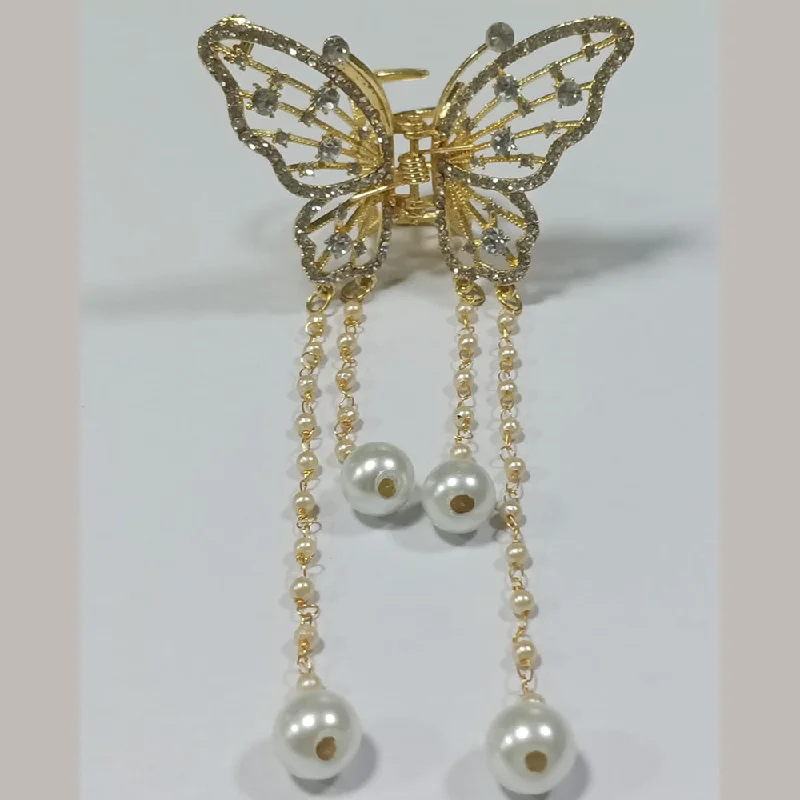 Elegant Jewelry, Exclusive Prices – Shop Now Savvy Jewellery Gold Plated Butterfly Hair Clip