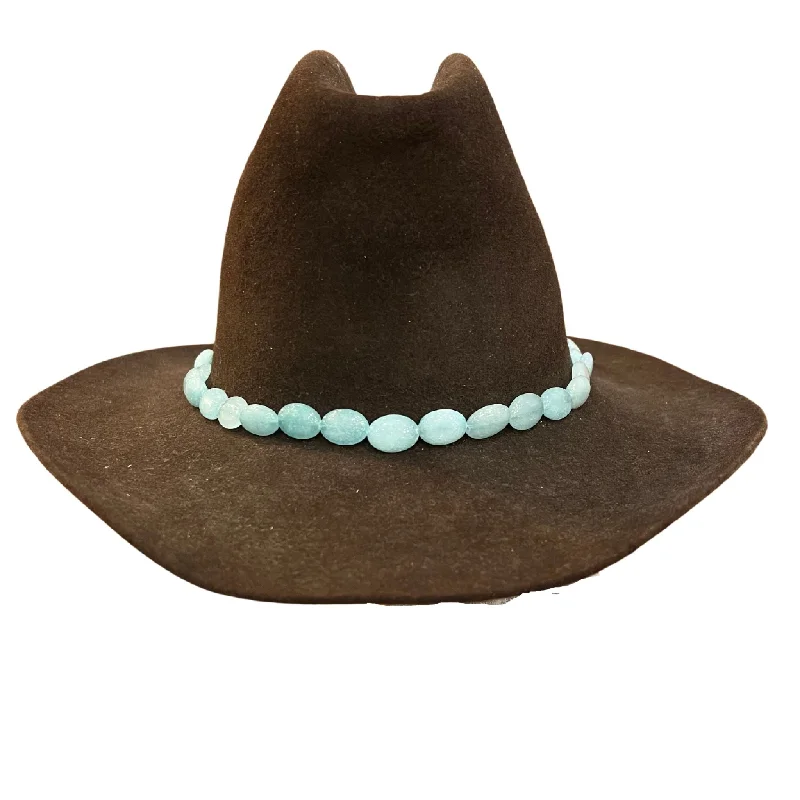 Timeless Beauty, Unbeatable Deals – Jewelry Sale On Teal Oval Beaded Hat Band