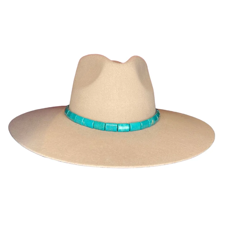 Seasonal Jewelry Deals – Elevate Your Style Turquoise Rectangle Beaded Hat Band