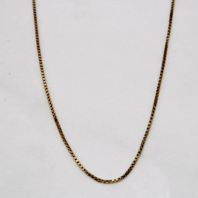 Exclusive Jewelry Offers – Sparkle For Less 10k Yellow Gold Box Chain | 16" |