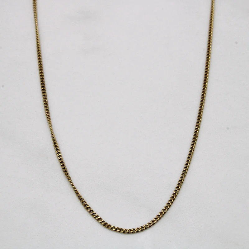 Flash Sale On Stunning Jewelry – Don't Miss Out 10k Yellow Gold Curb Chain | 16" |