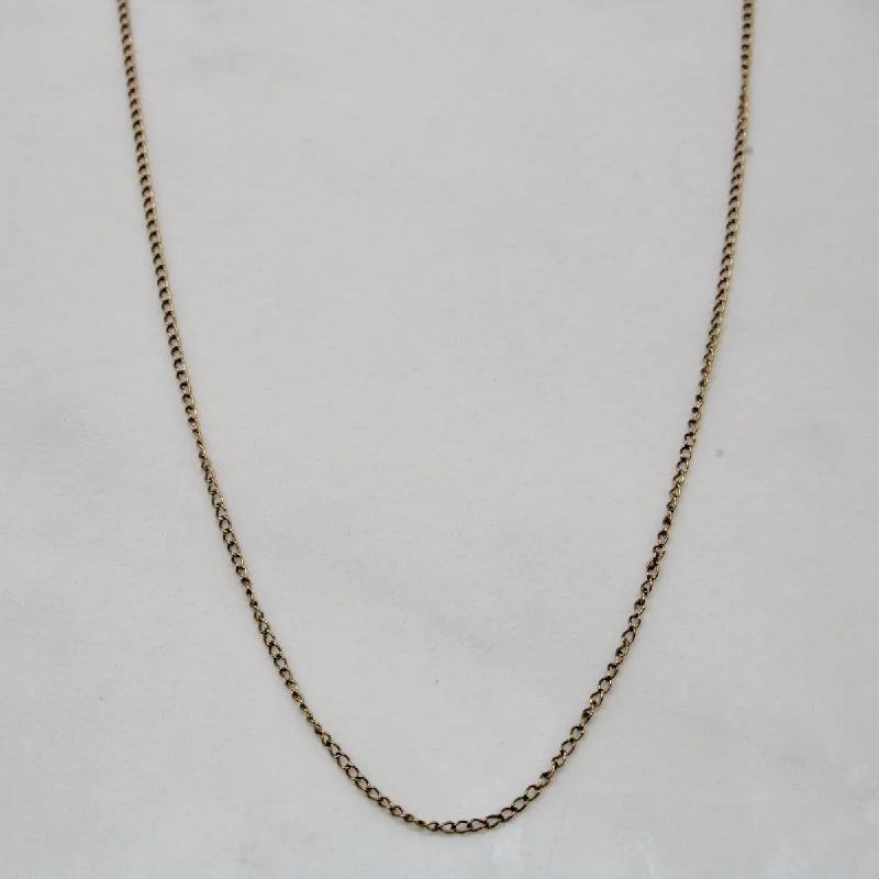 High-Quality Jewelry At A Fraction Of The Cost 10k Yellow Gold Cable Chain | 18" |
