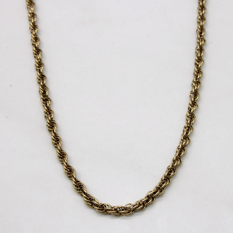 Shop Jewelry That Shines Without The High Price 10k Yellow Gold Rope Chain | 18" |