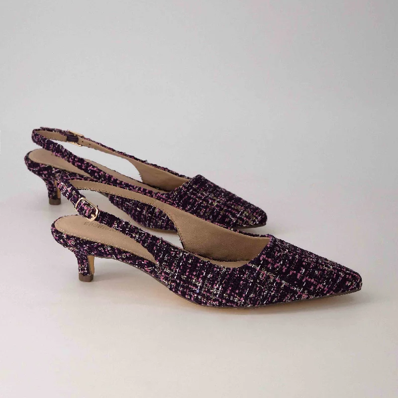 Buzz Tweed Kitten Heel