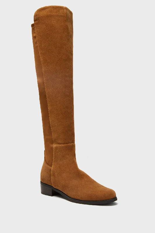 Exclusive Camel Suede Waterproof Velma Boots