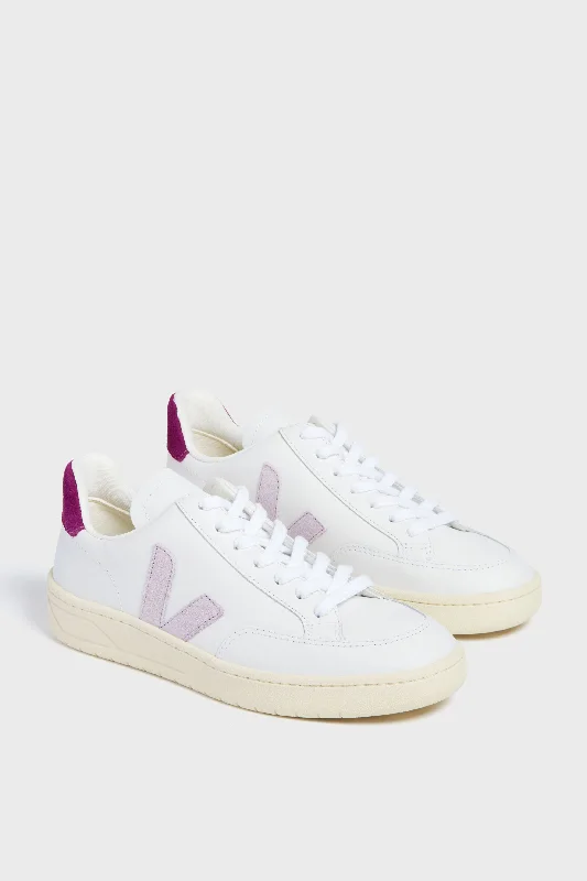 Extra White Parme Magenta V-12 Sneakers