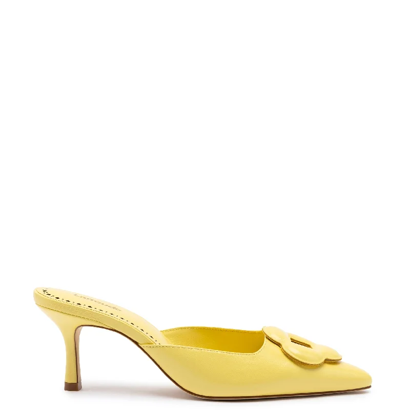 Flora Pump In Lemonade Leather